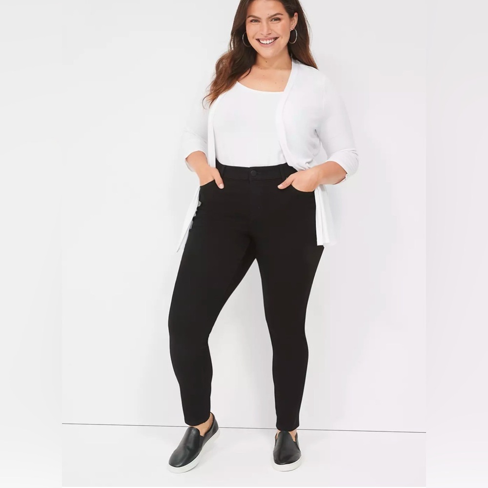 Lane Bryant Black Skinny Pants Plus Size
